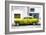 Cuba Fuerte Collection - Lime Green Pontiac 1953 Original Classic Car-Philippe Hugonnard-Framed Photographic Print