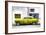 Cuba Fuerte Collection - Lime Green Pontiac 1953 Original Classic Car-Philippe Hugonnard-Framed Photographic Print