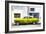 Cuba Fuerte Collection - Lime Green Pontiac 1953 Original Classic Car-Philippe Hugonnard-Framed Photographic Print