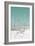 Cuba Fuerte Collection - Ocean Wild Nature III - Pastel Turquoise-Philippe Hugonnard-Framed Photographic Print