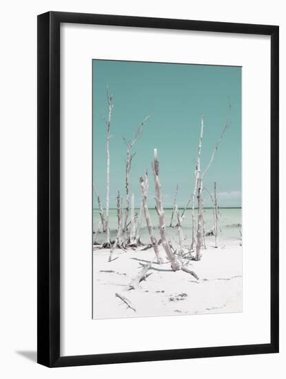 Cuba Fuerte Collection - Ocean Wild Nature III - Pastel Turquoise-Philippe Hugonnard-Framed Photographic Print