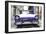 Cuba Fuerte Collection - Old Ford Purple Car-Philippe Hugonnard-Framed Photographic Print