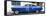 Cuba Fuerte Collection Panoramic - Blue Pontiac 1953 Original Classic Car-Philippe Hugonnard-Framed Stretched Canvas