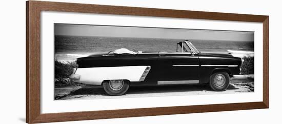 Cuba Fuerte Collection Panoramic BW - Cabriolet Car-Philippe Hugonnard-Framed Photographic Print