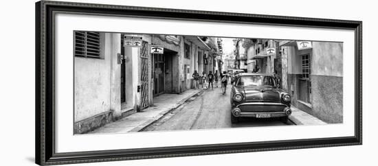 Cuba Fuerte Collection Panoramic BW - Havana Centro II-Philippe Hugonnard-Framed Photographic Print
