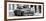 Cuba Fuerte Collection Panoramic BW - Old Chevrolet II-Philippe Hugonnard-Framed Photographic Print