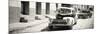 Cuba Fuerte Collection Panoramic BW - Taxis in Trinidad-Philippe Hugonnard-Mounted Photographic Print