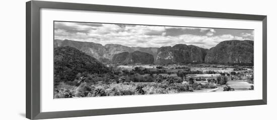 Cuba Fuerte Collection Panoramic BW - Vinales Valley II-Philippe Hugonnard-Framed Photographic Print