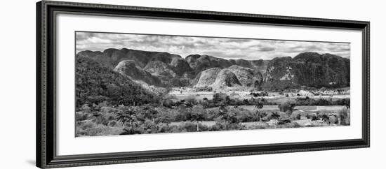 Cuba Fuerte Collection Panoramic BW - Vinales Valley-Philippe Hugonnard-Framed Photographic Print