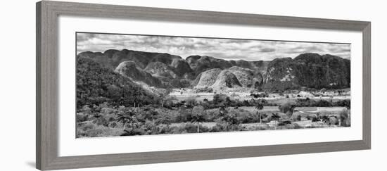 Cuba Fuerte Collection Panoramic BW - Vinales Valley-Philippe Hugonnard-Framed Photographic Print