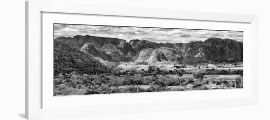 Cuba Fuerte Collection Panoramic BW - Vinales Valley-Philippe Hugonnard-Framed Photographic Print