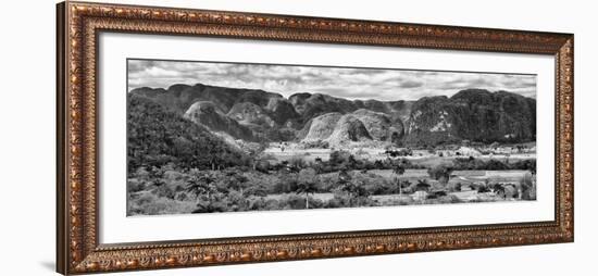 Cuba Fuerte Collection Panoramic BW - Vinales Valley-Philippe Hugonnard-Framed Photographic Print