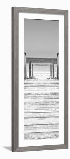 Cuba Fuerte Collection Panoramic BW - Way to the Beach-Philippe Hugonnard-Framed Photographic Print