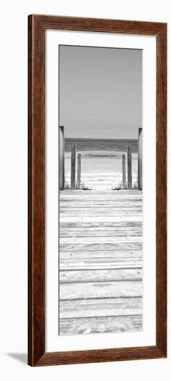 Cuba Fuerte Collection Panoramic BW - Way to the Beach-Philippe Hugonnard-Framed Photographic Print