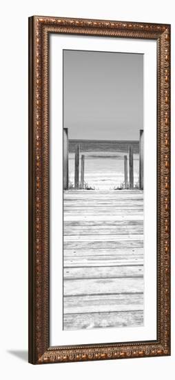 Cuba Fuerte Collection Panoramic BW - Way to the Beach-Philippe Hugonnard-Framed Photographic Print