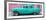 Cuba Fuerte Collection Panoramic - Classic American Turquoise Car in Havana-Philippe Hugonnard-Framed Photographic Print