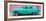 Cuba Fuerte Collection Panoramic - Classic American Turquoise Car in Havana-Philippe Hugonnard-Framed Photographic Print