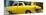 Cuba Fuerte Collection Panoramic - Close-up of Yellow Taxi of Havana III-Philippe Hugonnard-Mounted Photographic Print