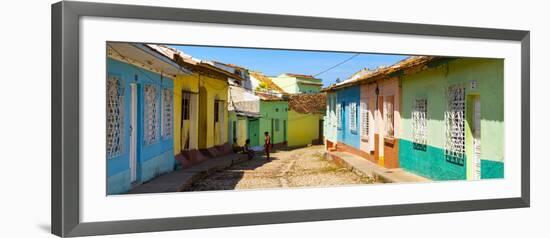 Cuba Fuerte Collection Panoramic - Colorful Architecture Trinidad IV-Philippe Hugonnard-Framed Photographic Print