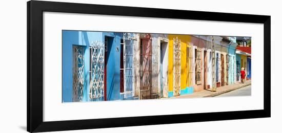 Cuba Fuerte Collection Panoramic - Colorful City-Philippe Hugonnard-Framed Photographic Print