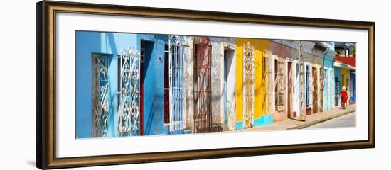 Cuba Fuerte Collection Panoramic - Colorful City-Philippe Hugonnard-Framed Photographic Print