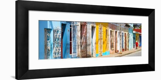Cuba Fuerte Collection Panoramic - Colorful City-Philippe Hugonnard-Framed Photographic Print