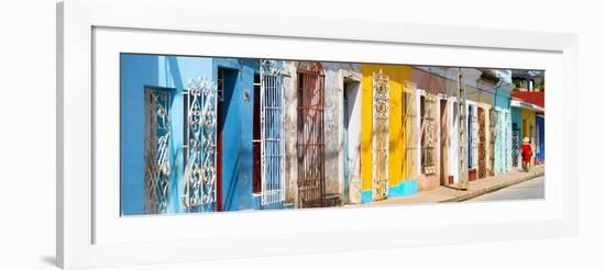 Cuba Fuerte Collection Panoramic - Colorful City-Philippe Hugonnard-Framed Photographic Print