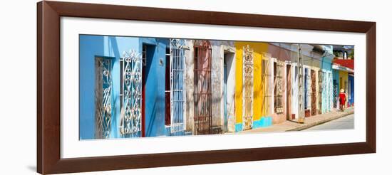 Cuba Fuerte Collection Panoramic - Colorful City-Philippe Hugonnard-Framed Photographic Print