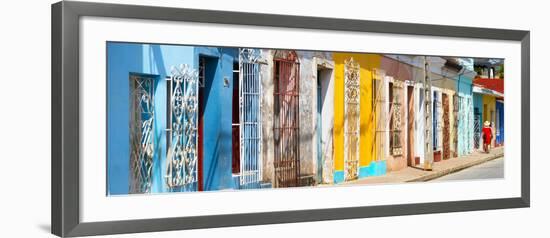 Cuba Fuerte Collection Panoramic - Colorful City-Philippe Hugonnard-Framed Photographic Print