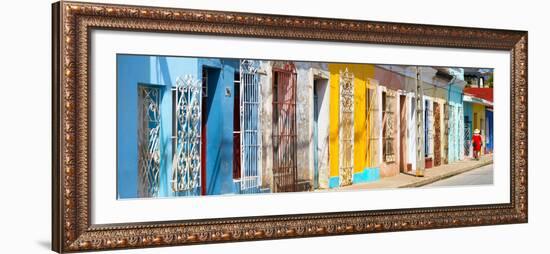 Cuba Fuerte Collection Panoramic - Colorful City-Philippe Hugonnard-Framed Photographic Print