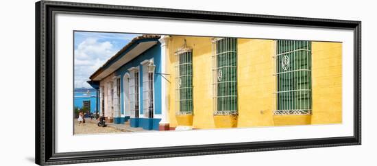 Cuba Fuerte Collection Panoramic - Colorful Street Scene-Philippe Hugonnard-Framed Photographic Print
