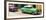 Cuba Fuerte Collection Panoramic - Cuban Green and Red Taxis-Philippe Hugonnard-Framed Photographic Print