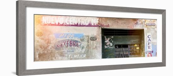 Cuba Fuerte Collection Panoramic - Cuban Street Advertising-Philippe Hugonnard-Framed Photographic Print