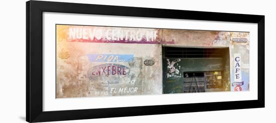 Cuba Fuerte Collection Panoramic - Cuban Street Advertising-Philippe Hugonnard-Framed Photographic Print