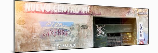 Cuba Fuerte Collection Panoramic - Cuban Street Advertising-Philippe Hugonnard-Mounted Photographic Print