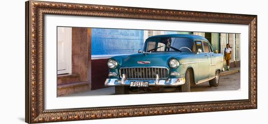 Cuba Fuerte Collection Panoramic - Cuban Street Scene-Philippe Hugonnard-Framed Photographic Print