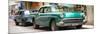 Cuba Fuerte Collection Panoramic - Cuban Taxi in Havana II-Philippe Hugonnard-Mounted Photographic Print