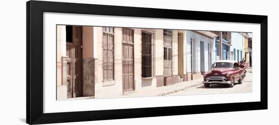 Cuba Fuerte Collection Panoramic - Cuban Urban Scene II-Philippe Hugonnard-Framed Photographic Print