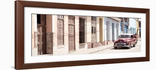 Cuba Fuerte Collection Panoramic - Cuban Urban Scene II-Philippe Hugonnard-Framed Photographic Print