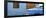 Cuba Fuerte Collection Panoramic - Havana Blue Street-Philippe Hugonnard-Framed Photographic Print