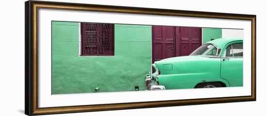 Cuba Fuerte Collection Panoramic - Havana Green Street-Philippe Hugonnard-Framed Photographic Print