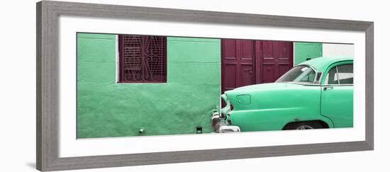 Cuba Fuerte Collection Panoramic - Havana Green Street-Philippe Hugonnard-Framed Photographic Print