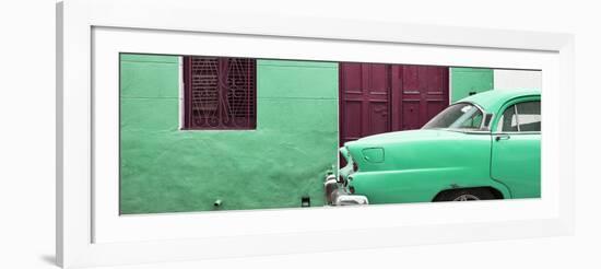 Cuba Fuerte Collection Panoramic - Havana Green Street-Philippe Hugonnard-Framed Photographic Print