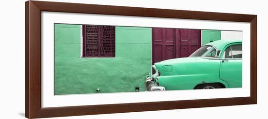 Cuba Fuerte Collection Panoramic - Havana Green Street-Philippe Hugonnard-Framed Photographic Print