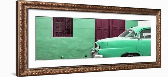 Cuba Fuerte Collection Panoramic - Havana Green Street-Philippe Hugonnard-Framed Photographic Print