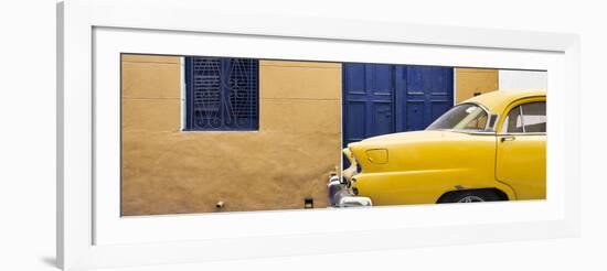 Cuba Fuerte Collection Panoramic - Havana Yellow Street-Philippe Hugonnard-Framed Photographic Print