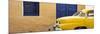 Cuba Fuerte Collection Panoramic - Havana Yellow Street-Philippe Hugonnard-Mounted Photographic Print