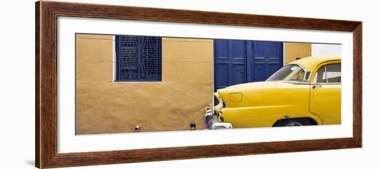 Cuba Fuerte Collection Panoramic - Havana Yellow Street-Philippe Hugonnard-Framed Photographic Print