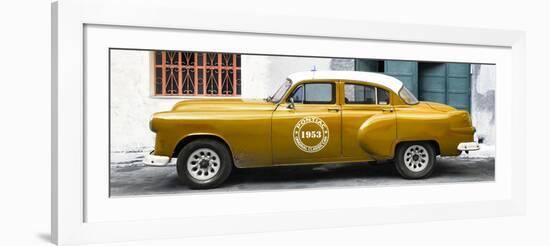 Cuba Fuerte Collection Panoramic - Honey Pontiac 1953 Original Classic Car-Philippe Hugonnard-Framed Photographic Print