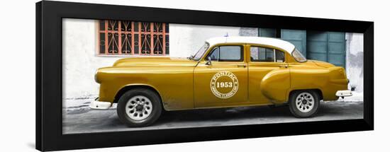 Cuba Fuerte Collection Panoramic - Honey Pontiac 1953 Original Classic Car-Philippe Hugonnard-Framed Photographic Print